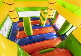 Großes aufblasbares Luftkissen mit Rutsche im Krokodil-Design für Kinder kaufen