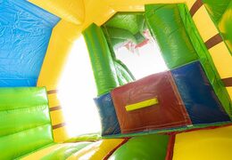 Kaufen Sie aufblasbare Hüpfburg mit Rutsche in Form eines Krokodils für Kinder