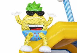 Inflatable bouncy castle with many colors in summer party theme for sale for children