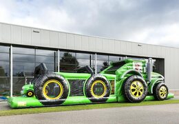 Bestellen sie einen einzigartigen 17 meter breiten hindernisparcours im traktor-thema für kinder. Kaufen sie aufblasbare hindernisparcours jetzt online bei JB-Hüpfburgen Deutschland