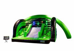 Bestellen Sie einen aufblasbaren Hüpfburg-Parcours mit interaktivem Sport, um einen Wettbewerb für Kinder zu veranstalten