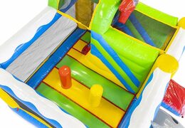 Kaufen Sie Luftkissen aufblasbar mit Rutsche im Piratenmotiv für Kinder