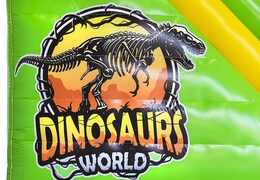 Bestellen Sie aufblasbare Kompaktrutsche für Kinder im Dinosaurier-Design