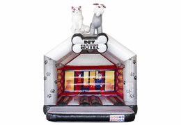 Kaufen Sie einen aufblasbaren Standard-Hüpfburg im Tierhotel-Thema für Kinder