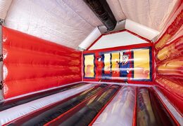 bestellen Sie ein aufblasbares Standard-Luftkissen im Tierhotel mit 3D-Tieren für Kinder