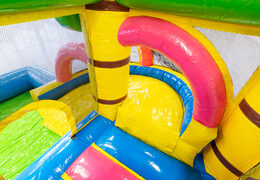 Bestellen Sie Aufblasbare Flamingo Hüpfburg mit Aufdruck für Kinder. Kaufen Sie Hüpfburgen online bei JB-Hüpfburgen Deutschland