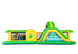 Bestellen Sie 13 meter Hüpfburg im thema Urwald für Kinder. Kaufen sie aufblasbare hindernisparcours jetzt online bei JB-Hüpfburgen Deutschland