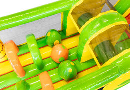 Kaufen Sie einen 13 meter aufblasbaren Hindernisparcours im Dinosaurier thema für Kinder. Bestellen sie aufblasbare parcours jetzt online bei JB-Hüpfburgen Deutschland