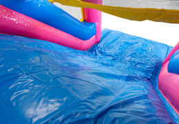 Kaufen Sie einen 13 Meter langen aufblasbaren Flamingo-Hindernisparcours für Kinder. Bestellen sie aufblasbare parcours jetzt online bei JB-Hüpfburgen Deutschland