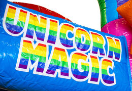 Aufblasbare Mini-Multiplay-Hüpfburg im Einhorn-Design für Kinder zu verkaufen. Bestellen Sie jetzt aufblasbare Hüpfburgen bei JB-Hüpfburgen Deutschland