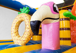 Kaufen Sie aufblasbare Multi-Slide-Karibik-Hüpfburg mit Rutsche für Kinder. Bestellen Sie jetzt aufblasbare Hüpfburgen online bei JB-Hüpfburgen Deutschland
