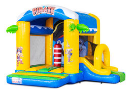Aufblasbare Hüpfburg mit Rutsche und Spielobjekt zu verkaufen
