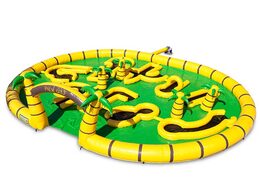 Golfspiel mit Palmenthema