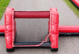 Rot mit schwarzem Fußballband