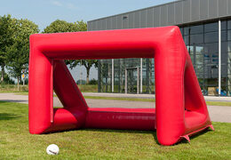 Bestellen Sie aufblasbares rotes Fußballtor in der Größe eines Futsal-Tors für Jung und Alt. Kaufen Sie jetzt aufblasbares Fußballtor online bei JB Inflatables Niederlande