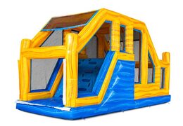 Base-Jump-Modul des modularen Hindernisparcours im Marmor-Thema