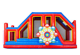 Hindernislauf-Modul Base Jump mit Achterbahn-Thema