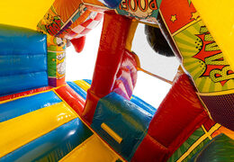 Innenraum der Rutsch-Kombi im Comic-Thema