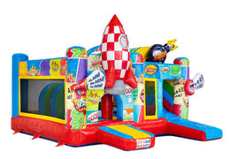 Rot blau gelb Rakete Bombe Comic-Thema Multiplay