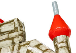 Roter Turm auf Standard Hüpfburg Grey Brick von JB in Meppel