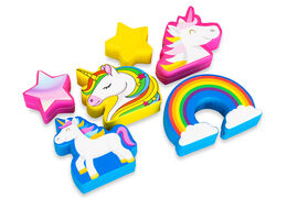 Softplay-Themenset Einhorn Bilder Tiere