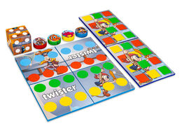 Buntes Spielset hinten von Softplay im Piraten-Seaworld-Thema