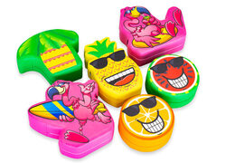 Softplay-Themenset Flamingo Hawaii mit Tierbildern