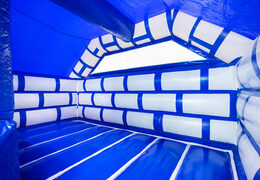 Überdachtes Springkissen Slide Combo Dubbelslide im Burgdesign online bei JB kaufen