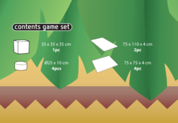 Inhalt des Softplay Spielsets im Dschungel - Dino Thema kaufen bei JB