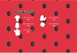 Inhalt des Softplay Themen-Sets im Flamingo - Hawaii Thema online bestellen bei JB