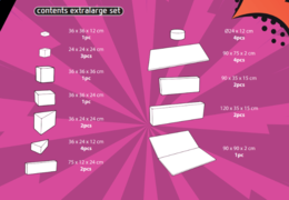 Bestellen Sie den Inhalt des Softplay XL Sets im Comic-Thema von JB Meppel