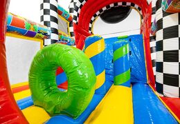 Frans: Graphismes Comic détaillés sur un parcours d'obstacles impressionnant Duits: 