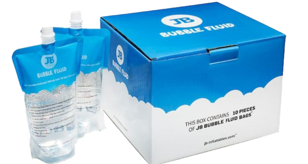 Bubbles doos met flacons voor bubble inflatables 