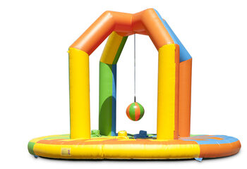 Aufblasbares Swing Him Off in bunten Farben für Kinder online zu bestellen bei JB Hüpfburgen 