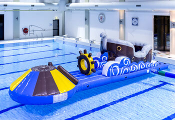 Bestellen sie eine einzigartige luftdichte aufblasbare rutsche im piratenthema für jung und alt. Kaufen sie aufblasbare poolspiele jetzt online bei JB-Hüpfburgen Deutschland