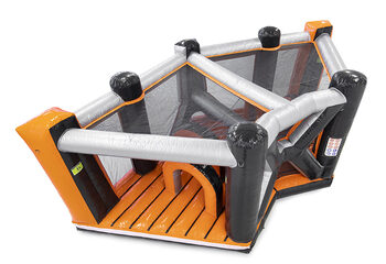 Mega aufblasbarer 40-teiliger giga modular Gate Corner kletterparcours für kinder. Bestellen sie aufblasbare parcours jetzt online bei JB-Hüpfburgen Deutschland