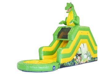 Bestellen sie dino water slide hüpfburg mit wasserrutsche für kinder. Kaufen sie hüpfburgen online bei JB-Hüpfburgen Deutschland