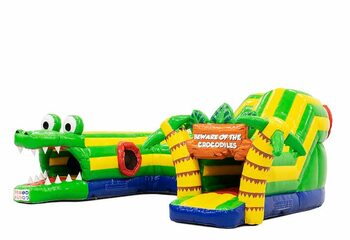 Kaufen sie aufblasbare indoor spielspaß hüpfburg krabbeltunnel im thema krokodil für kinder. Bestellen sie hüpfburgen online bei JB-Hüpfburgen Deutschland