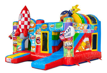 Bestellen Sie online das Multiplay im Comic-Thema mit Rutsche und Spielobjekten