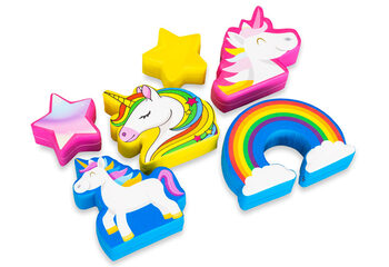 Softplay-Themenset Einhorn Bilder Tiere
