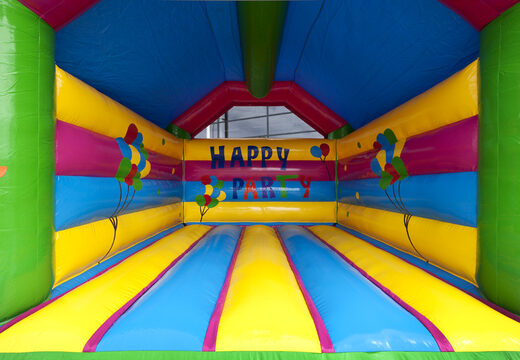 Kaufen sie standard-party-hüpfburg in auffälligen farben mit einem großen 3D-objekt oben drauf für kinder. Bestellen sie hüpfburgen online bei JB-Hüpfburgen Deutschland