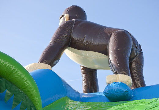 Super hüpfburg mit dach im dschungel-design für kinder. Kaufen sie hüpfburgen online bei JB-Hüpfburgen Deutschland