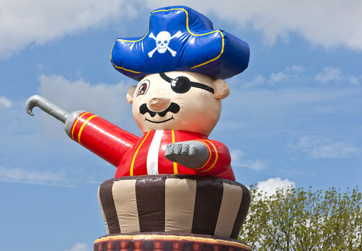 Aufblasbarer Kletterberg ohne Dach mit Wände im Thema Pirat für Kinder zu bestellen