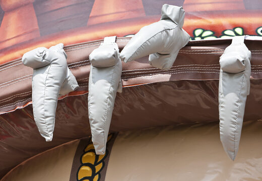 Aufblasbarer Kletterberg ohne Dach mit Wände mit 3D Pirat für Kids kaufen