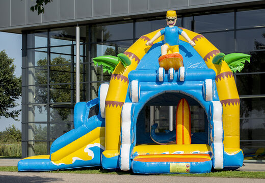 Bestellen sie multifun super beach hüpfburgen mit rutsche für kinder. Kaufen sie aufblasbare hüpfburgen online bei JB-Hüpfburgen Deutschland