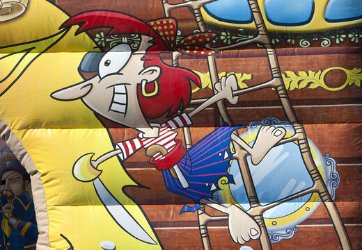 Piratenweltrutsche XL mit 3D-hindernissen für kinder bestellen. Kaufen sie aufblasbare rutschen jetzt online bei JB-Hüpfburgen Deutschland