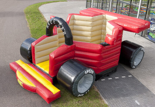 Kaufen sie eine große Indoor-hüpfburg für F1-autos für kinder. Bestellen sie hüpfburgen online bei JB-Hüpfburgen Deutschland