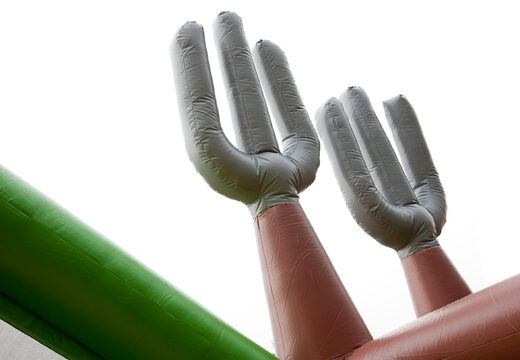 Einzigartiger 17 meter breiter hindernisparcours zum thema bauernhof mit 7 spielelementen und bunten objekten für kinder. Kaufen sie aufblasbare hindernisparcours jetzt online bei JB-Hüpfburgen Deutschland