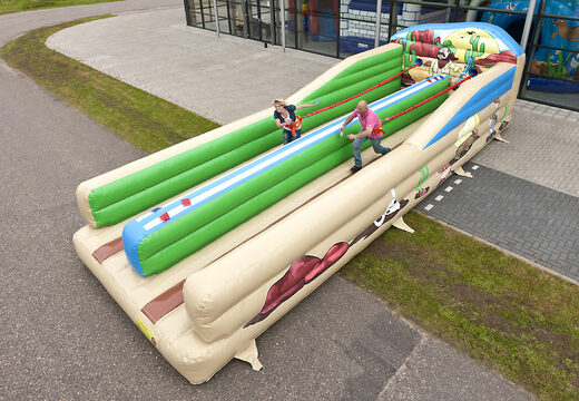 Bungeerun Hüpfburg für Kids und Erwachsene im Thema Western bestellen