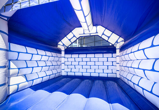 Kaufen sie standard-hüpfburg mit blauem schloss und rittermotiv für kinder. Kaufen sie hüpfburgen online bei JB-Hüpfburgen Deutschland